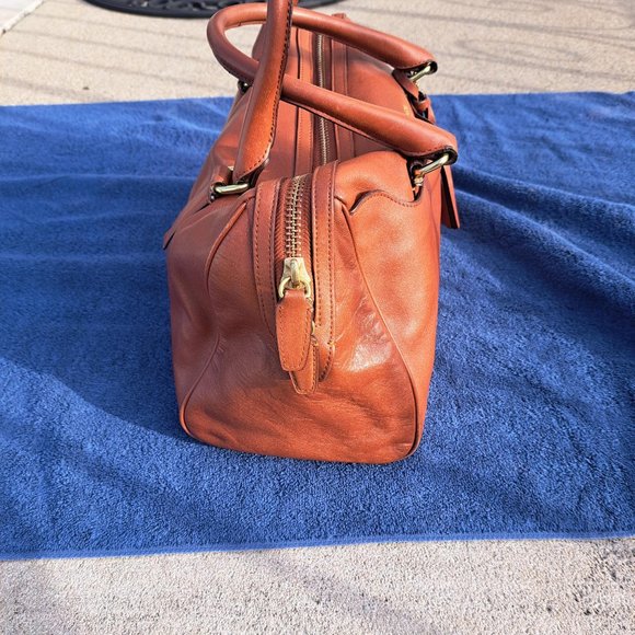 Coach Legacy Haley Carryall in burnished amber & brass hardware - Picture 9 of 11